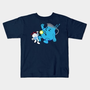 Fruit Drink Fighter - Blue Raspberry Kids T-Shirt